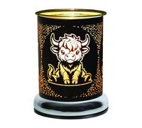 Aroma Electric Touch Wax Melter 17Cm Black - Highland Cow