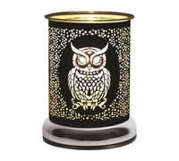 Aroma Electric Touch Wax Melter 17Cm Black - Owl
