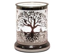 Aroma Electric Touch Wax Melter 17Cm Silver - Tree Of Life