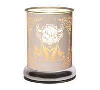 Aroma Electric Touch Wax Melter 17Cm White - Highland Cow
