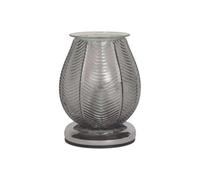 Aroma Electric Wax Melt Burner Touch - Ribbed Grey Lustre