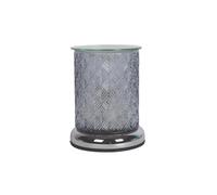 AROMATIZE Aroma Accessories Electric Glass Wax Melt Burner Wax Melter Touch On/Off Warmer For Home Office Bedroom Living Room Decor Grey Leaf, AR2065