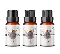 Aroma Energy | Black Poppy Opium Fragrance Oil 30ml (3 x 10ml) Highly Scented Oil for Diffuser, Candles, Soap Making, Wax Melt, Slime, Perfume | Vegan, Made in UK