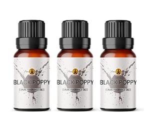 Aroma Energy Black Poppy Opium Inspired Fragrance Oil for Diffusers, 3x10ml