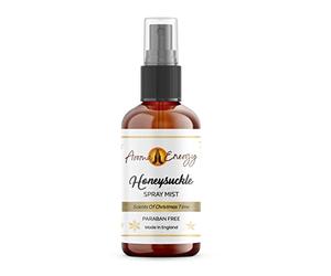 Aroma Energy Christmas Honeysuckle Fragrance Oil Room Spray - Fragrant Xmas Scented Home Mist Spritz, 10ml