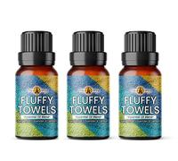 Aroma Energy | Fluffy Towels Essential Oil Blend - 30ml (3 x 10ml Bottles) - Contains Bergamot, Lavender & Lemon Oils - 100% Pure & Natural