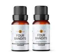 Aroma Energy Four Bandits Essential Oil Blend, 20ml (2x10ml Bottles)