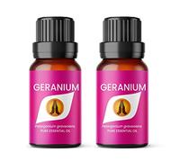 Aroma Energy | Geranium Essential Oil - 20ml (2 x 10ml Bottles) - 100% Pure & Natural