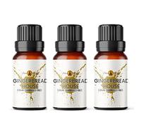 Aroma Energy | Gingerbread House Fragrance Oil 30ml (3 x 10ml) Highly Scented Oil for Diffuser, Candles, Soap Making, Wax Melt, Slime, Perfume | Vegan, Made in UK