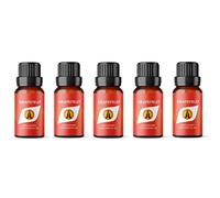Aroma Energy | Grapefruit Essential Oil - 50ml (5 x 10ml Bottles) - 100% Pure & Natural