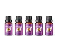 Aroma Energy | Lavender Essential Oil - 50ml (5 x 10ml Bottles) - 100% Pure & Natural