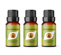 Aroma Energy | Lemongrass Essential Oil - 30ml (3 x 10ml Bottles) - 100% Pure & Natural