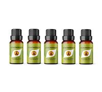 Aroma Energy | Lemongrass Essential Oil - 50ml (5 x 10ml Bottles) - 100% Pure & Natural
