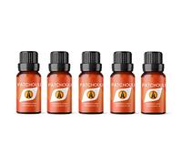 Aroma Energy | Patchouli Essential Oil - 50ml (5 x 10ml Bottles) - 100% Pure & Natural