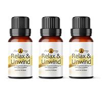 Aroma Energy | Relax & Unwind Essential Oil Blend - 30ml (3 x 10ml Bottles) - Contains Lavender, Bergamot & Lemongrass - 100% Pure & Natural | Aromatherapy Gift