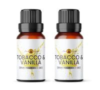 Aroma Energy Tobacco & Vanilla Inspired Fragrance Oil for Diffusers, 2x10ml