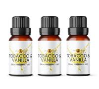 Aroma Energy Tobacco & Vanilla Inspired Fragrance Oil for Diffusers, 3x10ml