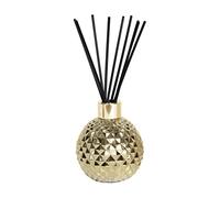 Aroma Gold Glass Reed Diffuser & 50 Black Fibre Reeds