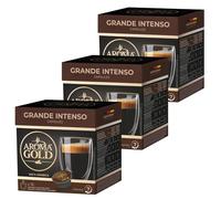 AROMA GOLD Grand Intenso Coffee Pods 128g (48 Capsules) - Coffeee Capsules Dolce Gusto Compatible Flavoured Coffee Pods for Nespresso Machines Barista-Approved, Mild & Harmonious Taste Perfect