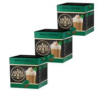 AROMA GOLD Irish Cream Flavour Coffee Pods 48 Capsules - Coffee Capsules Dolce Gusto Compatible Flavoured Coffee Pods for Coffee Machines Barista-Approved, Mild & Harmonious Taste Perfect