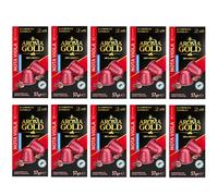 AROMA GOLD Nota Viola decaffeinated Coffee Pods 520g (100 Capsules) - Aluminium Coffee Capsules Nespresso Compatible Flavoured Coffe Pods Barista-Approved, Mild & Harmonious