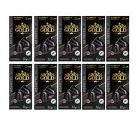 AROMA GOLD Ristretto Coffee Pods 520g (100 Capsules) - Aluminium Coffee Capsules Nespresso Compatible Flavoured Coffe Pods Barista-Approved, Mild & Harmonious Taste Perfect for Nespresso Machines