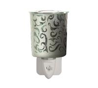 Aroma Green Swirl Plug In Wax Melt Warmer