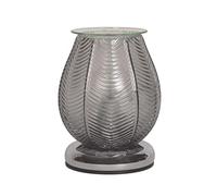 Aroma Grey Lustre Ribbed Electric Wax Melt Warmer