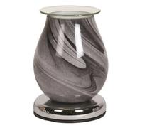 Aroma Grey Swirl Electric Wax Melter 16Cm