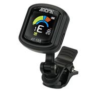 AROMA Guitar Tuner Clip On Rechargeable Chromatic Tuner for Guitar Bass Ukulele Violin Mandolin