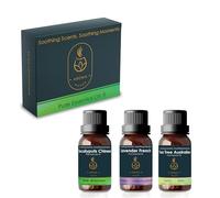 Aroma Haven S4 ScentGlide Waterless Oil Aroma Diffuser Nebulizer Electric Portable Rechargeable Wireless Aromatherapy For Essential Fragrance Oils Scent For Home Office Car (Set Of 3 Essential Oils)