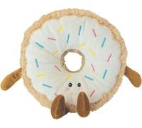 AROMA HOME Dilly Donut Microwavable Hottie, White,Patterned