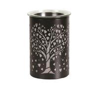 Aroma Home Electric Plug In Wax Melter 12Cm Black Colour Changing - Heart Tree