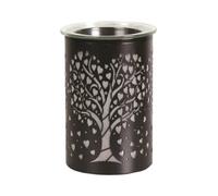 Aroma Home Electric Plug In Wax Melter 12Cm Black Colour Changing- Heart Tree Black