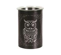 Aroma Home Electric Plug In Wax Melter 12Cm Black Colour Changing - Owl Black One Size