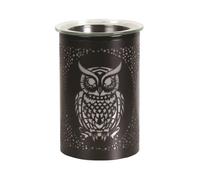 Aroma Home Electric Plug In Wax Melter 12Cm Black Colour Changing - Owl Black One Size