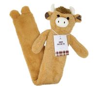 Aroma Home Highland Cow Long Hot Water Bottle In Brown Brown One Size