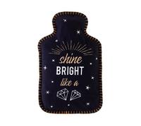 Aroma Home Hot Water Bottle - Shine Bright Like A Diamond In Navy