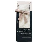 Aroma Home Long Hot Water Bottle - Faux Fur Cream Cream