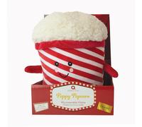 Aroma Home Microwavable Hottie Heated Snack Shaped Plush Lavender Scented Hot Cold Pack (Poppy Popcorn)
