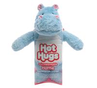 Aroma Home Microwavable Hottie Scented Hot Hugs Blue Hippo Blue