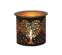 Aroma Black & Gold Heart Tree Jar Sleeve & Wax Melt Warmer