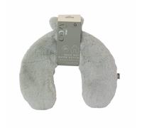 Aroma Home Neck Hot Water Bottle Grey Faux Fur Soft Plush Shoulder Heat Relief Comfort