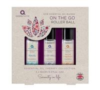 Aroma Home On The Go Roller Ball Essential Oil Therapy Gift Set Collection Aroma Home Multicolor