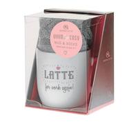 Aroma Home Warm & Cosy Latte For Work Again Mug & Socks Gift Set Multi