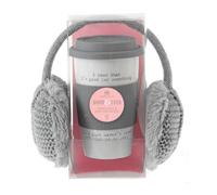 Aroma Home Warm & Cosy Travel Mug & Ear Muffs Gift Set Multi One Size