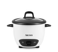Aroma Housewares 6-Cup (Cooked) (3-Cup UNCOOKED) Pot-Style Rice Cooker (ARC-743G)