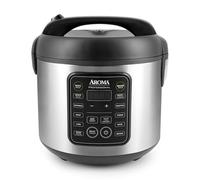 Aroma Housewares ARC-5200SB 2O2O Model Rice & Grain Cooker, Sauté, Slow Cook, Steam, Stew, Oatmeal, Risotto, Soup, 20 Cup 10 Cup uncooked, Stainless Steel