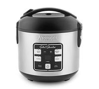 Aroma Housewares Select Stainless Digital Rice & Grain Multicooker, Rice Cooker 4 Cup uncooked, (ARC-914SBDS)