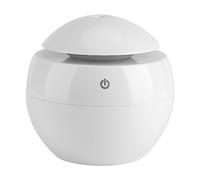 Aroma Humidifier, USB Essential 130mL Oil Diffuser Air Purifier with Color Changing LED for Bedroom Office(White)